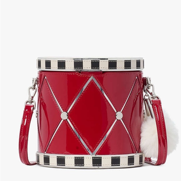♠️kate spade Oh What Fun Toy Store 3D Drum Crossbody, NWT - Picture 6 of 7
